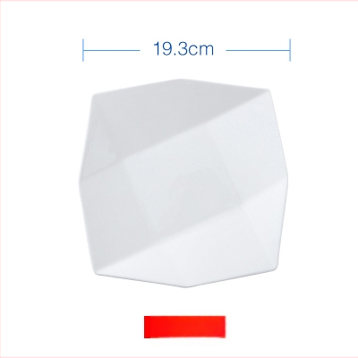 Kvadratinė porcelninė serviravimo lėkštė — kinų stilius, porcelianas, asmeninei dovanei