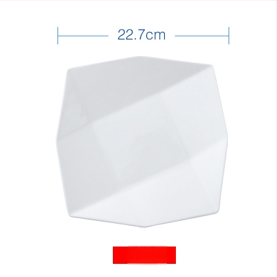 Kvadratinė porcelninė serviravimo lėkštė — kinų stilius, porcelianas, asmeninei dovanei