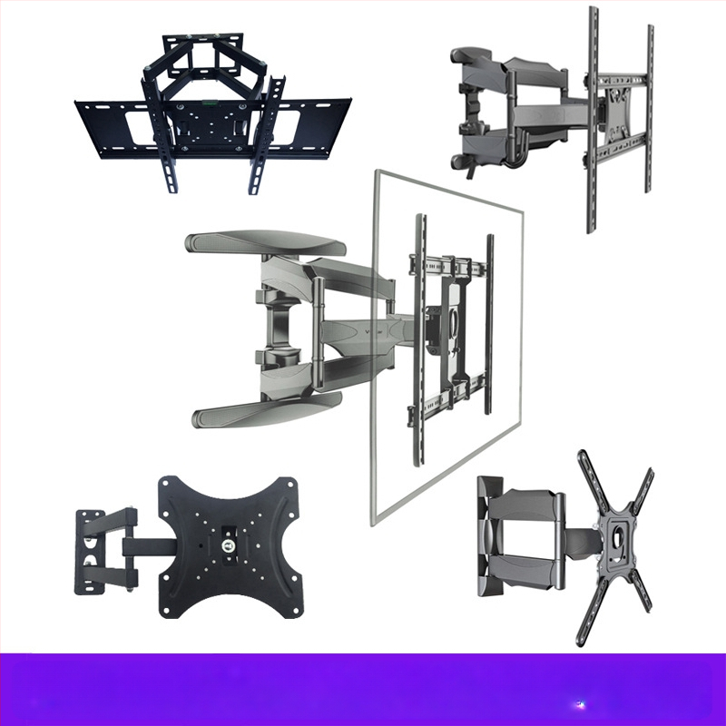 CP602 Televizoriaus sieninis laikiklis, teleskopinis, rankinis valdymas, medžiaga: šaltai valcuotas plienas