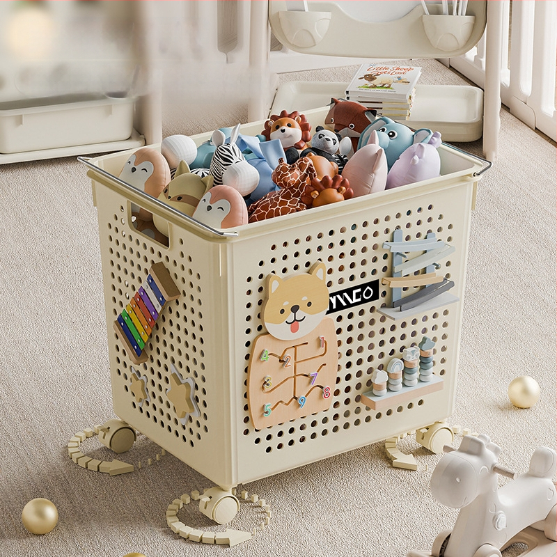 Chongfa plastinė žaislų laikymo dėžė su logotipu, modernus minimalistinis dizainas, pritaikoma