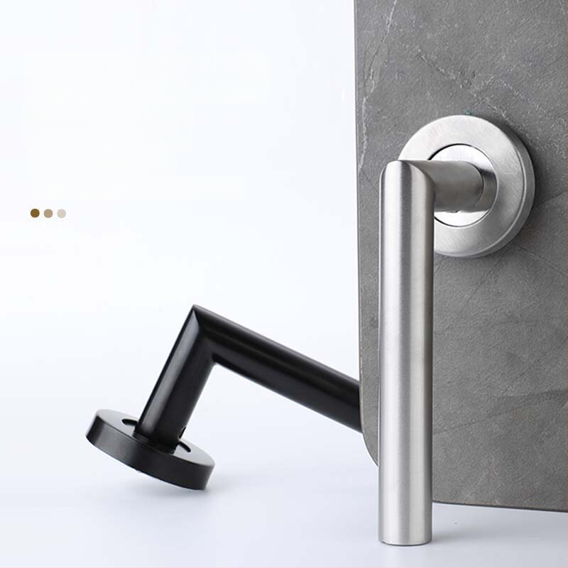 Xiong Kaijie nerūdijančio plieno vidaus durų rankena su spyna – vidaus durų spyna, šiuolaikiškas stilius