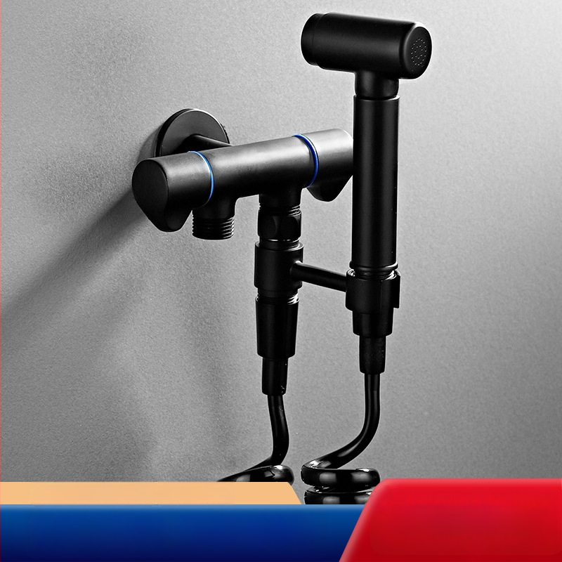 Tualeti pihustuspüstol, vaskkorpus, seinale paigaldatav, mudel Toilet companion, sisemine diameeter 2, CE sertifikaat