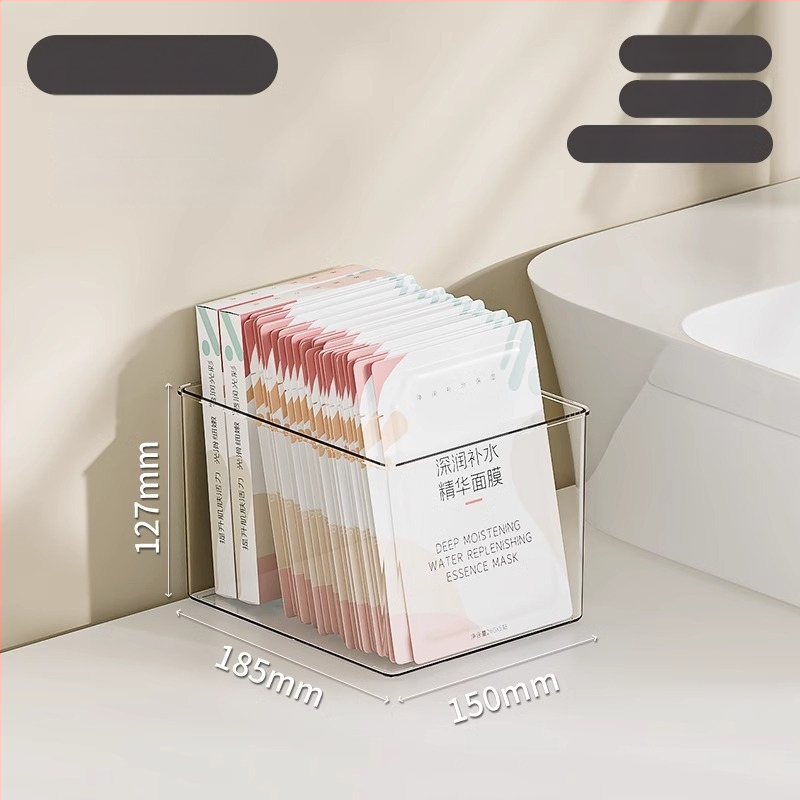 Kosmetikos laikymo dėžutė, akrilinis stalinis organizatorius odos priežiūrai, didelė talpa, Egarda