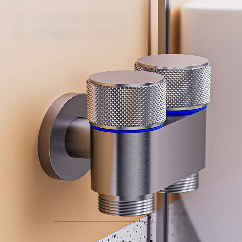 Tualeto komplektas su purškimo pistole ir čiaupo išplėtikliu, nerūdijantis plienas, Luyu prekinis ženklas, lengvas prabangos stilius