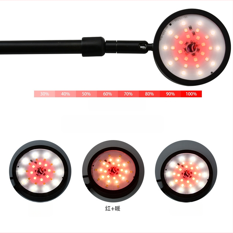 Išmanusis LED augalų augimo šviestuvas, pilnas spektras, 28 LED, 2000 lm, aliuminio korpusas IP65, 5 V įvestis