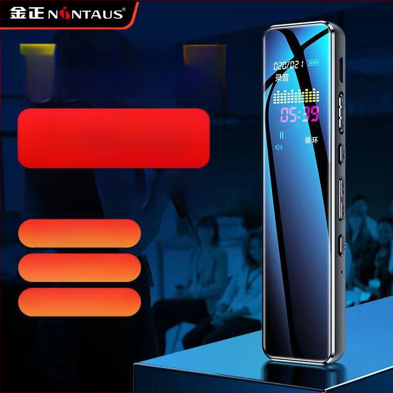 Kim Jong R11 HD įrašymo rašiklis, 8GB, 12 valandų įrašas, MP3/MP4 grotuvą su triukšmo mažinimu