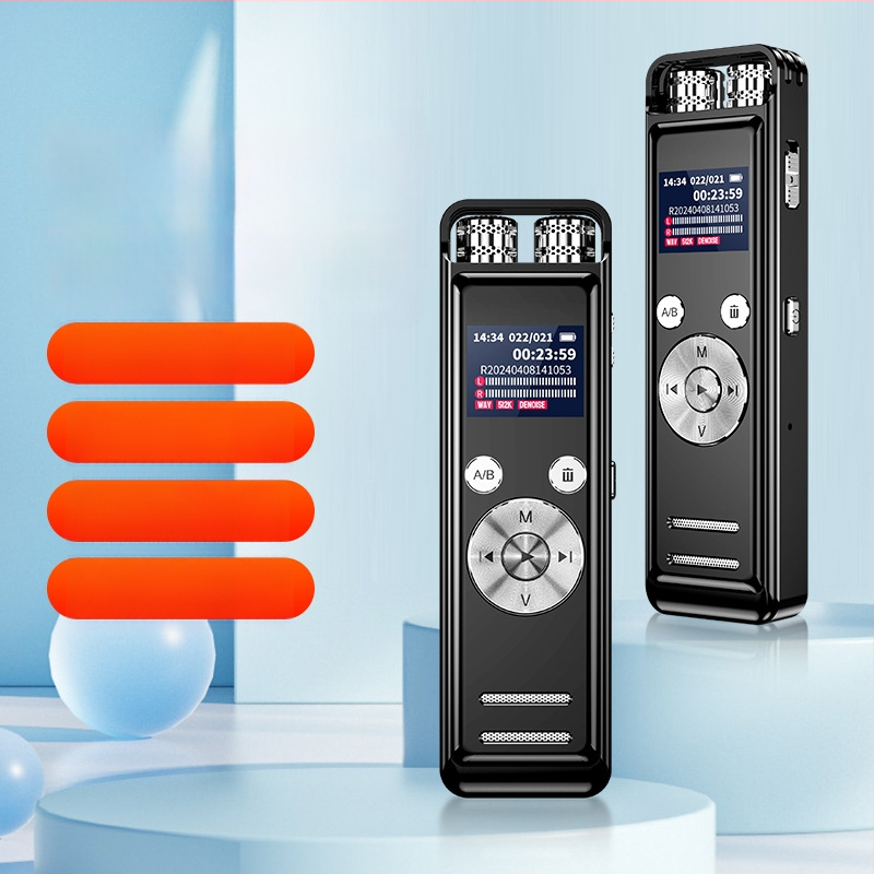 Įrašymo rašiklis ZD43B — WAV formatas, 5700 įrašų laikas, 10 m diapazonas, USB 2.0, korpusas iš cinko lydinio