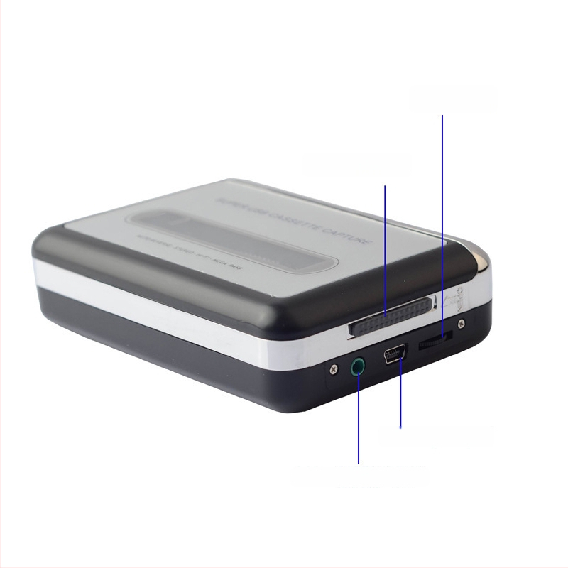 USB kasetės MP3 keitiklis – Modelis 218, išleistas 2010 m., 5V, 5W, 2.0 kanalai