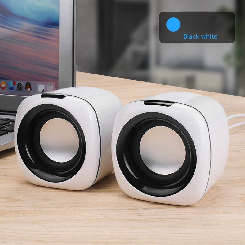 Datoriniai staliniai garsiakalbiai, kabeliniai, su žemų dažnių garsiakalniu, 3D erdvinis garsas