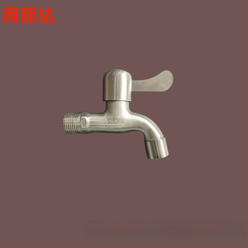 Roostevabast terasest kraan pesumasinale ja valamule, mudel 1001, ühe liigese konstruktsioon, avamine võtmega, vasest ventiilikern