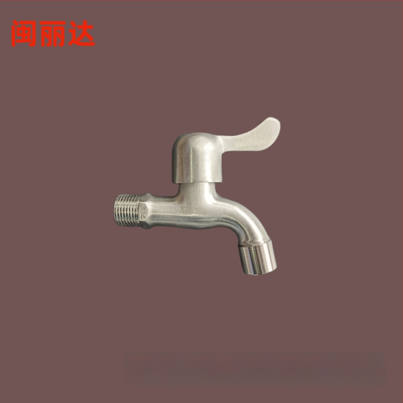 Roostevabast terasest kraan pesumasinale ja valamule, mudel 1001, ühe liigese konstruktsioon, avamine võtmega, vasest ventiilikern