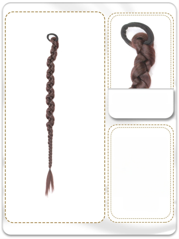 Parūka ar asti un pītu pinumiem ķīniešu nacionālā stilā, roku darbs, mati no augsttemperatūras stieples, nav krāsoti un nav permētie