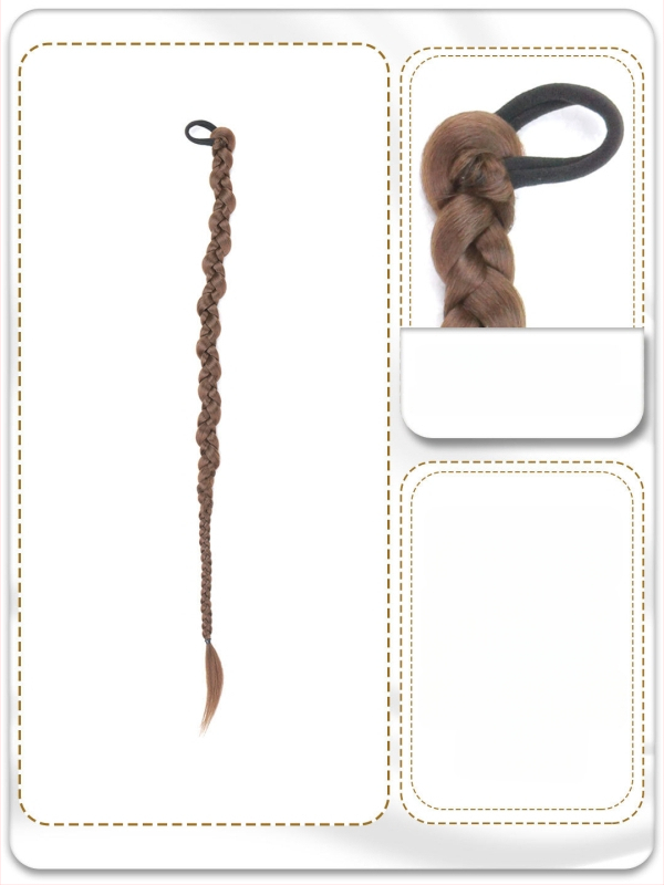 Parūka ar asti un pītu pinumiem ķīniešu nacionālā stilā, roku darbs, mati no augsttemperatūras stieples, nav krāsoti un nav permētie