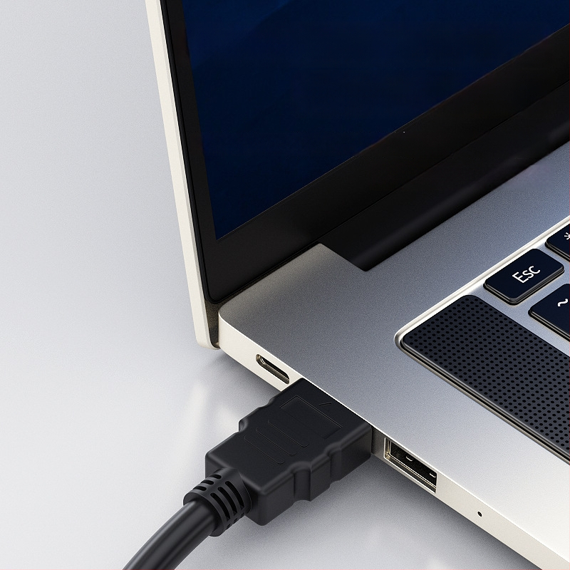 HDMI skirstytuvas su 1 įėjimu ir 2 išėjimais, 0,3 m ilgis, varinis auksu dengtas, HDMI kabelis