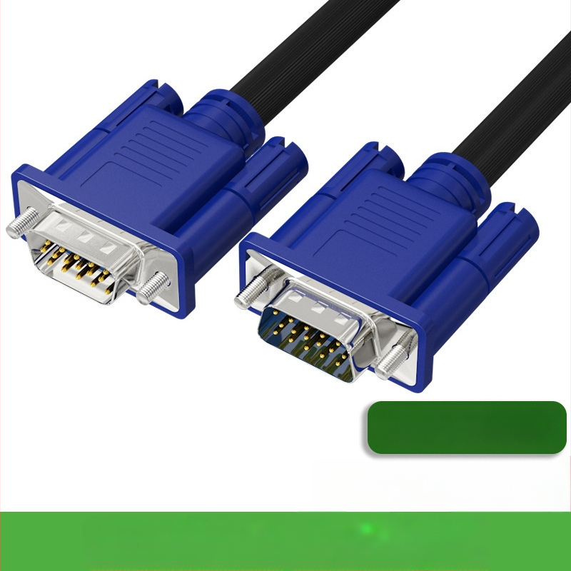 VGA laidas, vyriška-vyriška jungtis, varinis laidininkas, VGA sąsaja, injekcinės formos korpusas, skirtas kompiuteriui, televizoriui, monitoriui ir projektoriui