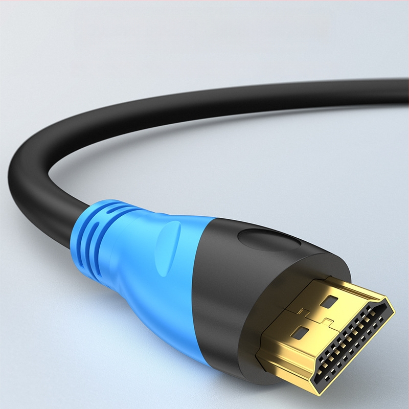 HDMI 2.0 kabelis 4K/60Hz ekranams – CCS laidai, zeltītie HDMI savienotāji, suderinamas su kompiuteriu/TV/monitoriumi/projektoriumi