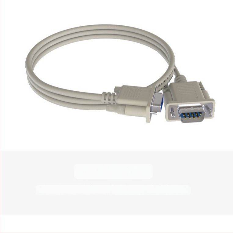 DB9 serijinis kabelis RS-232, COM sąsaja, vyr–moterų jungties, varinis dengtas plienas laidininkas