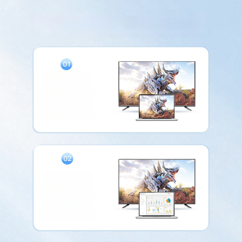 DP į HDMI adapteris — 4K raiška, visų sistemų palaikymas, modelis ZA021