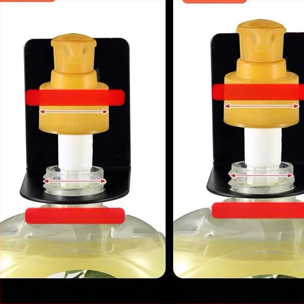 Nerūdijančio plieno sieninis vonios laikiklis skysčiams: rankų dezinfekavimui ir plovikliui — 2 dalių komplektas | 201 nerūdijantis plienas | CE sertifikatas