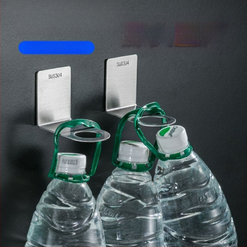 Nerūdijančio plieno sieninis vonios laikiklis skysčiams: rankų dezinfekavimui ir plovikliui — 2 dalių komplektas | 201 nerūdijantis plienas | CE sertifikatas