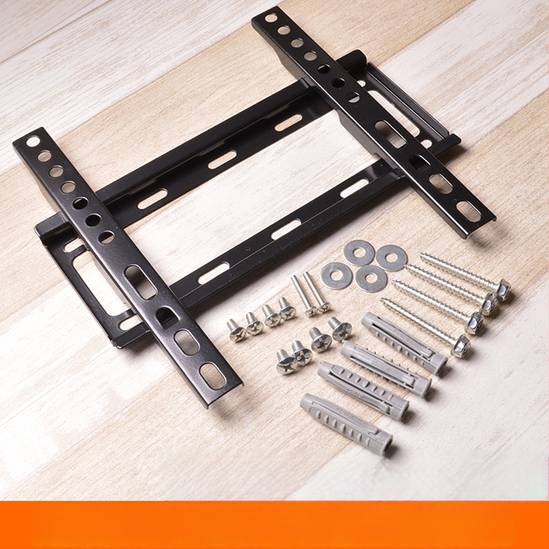 LCD TV sieninis laikiklis, geležinė konstrukcija, fiksuotas tvirtinimas, apkrova >15 kg