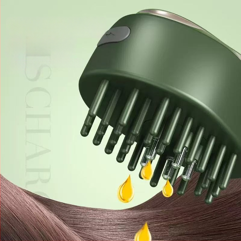 Elektrinis plaukų aplikatorius su voleliu eterinio aliejaus galvos odai, modelis 665, svoris 35–40 g, matmenys 7.8 × 5.6 × 5.2 cm, Veiksmingumas: aliejų kontrolė, prieš pleiskanas, prieš niežėjimą, galvos odos raminimas