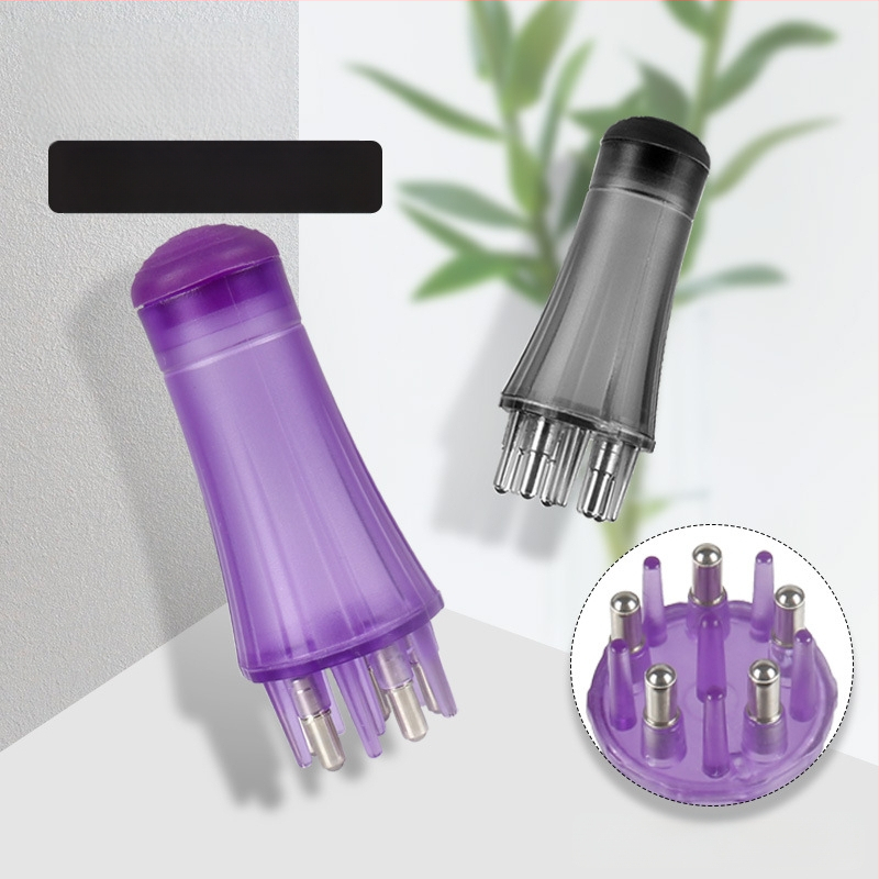 Skalpui skysto šukė su kamuoliukų masažu, CY-555, 23 g