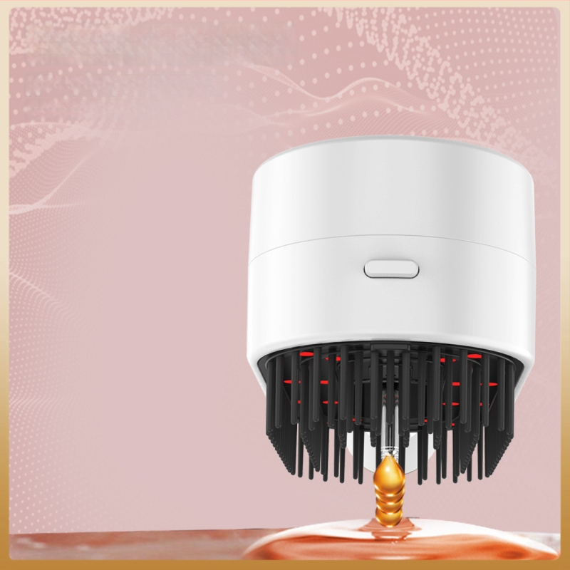 Daugiafunkcinis masažo šepetėlis galvos odos priežiūrai, modelis H6, 4 režimai, išleistas 2024 m.