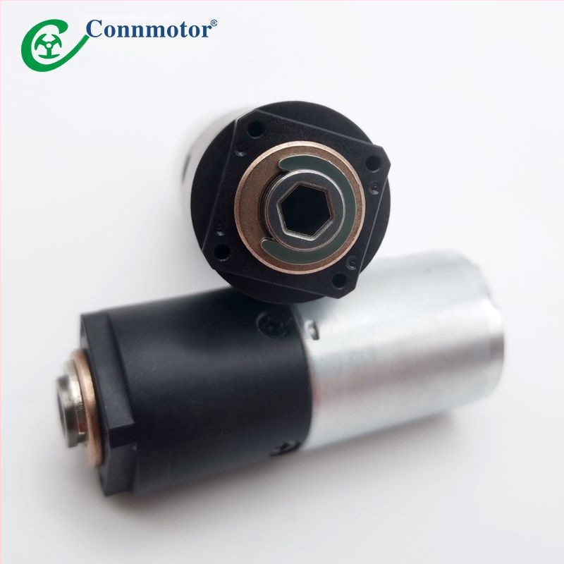 Šepetėlinis DC variklis pipirų malimui — mažytis variklis su plastikiniais pavarų dantimis, 280:1 pavara, žema įtampa, didelis sukimo momentas