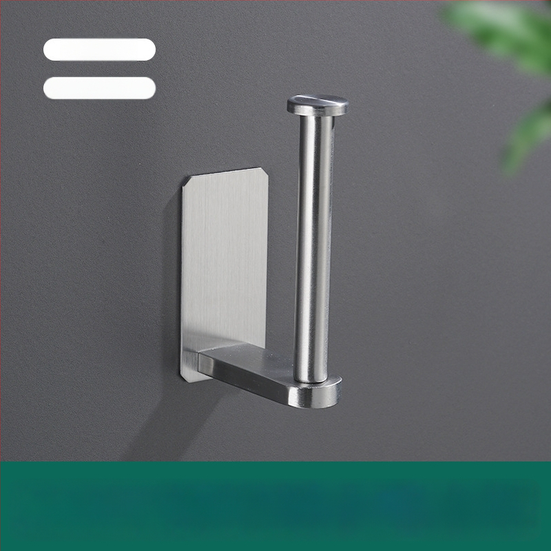 Nerūdijančio plieno 304 laikiklis tualetiniam popieriui, sieninis, lipnus, kvadratinis dizainas, Yong Qi