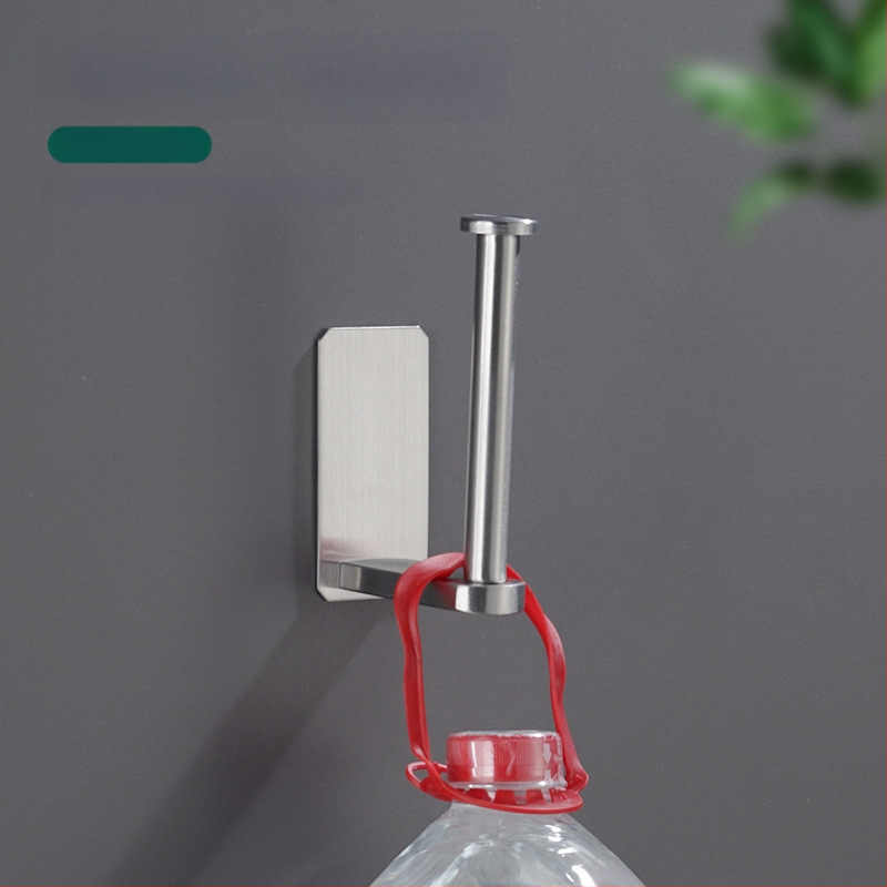 Nerūdijančio plieno 304 laikiklis tualetiniam popieriui, sieninis, lipnus, kvadratinis dizainas, Yong Qi