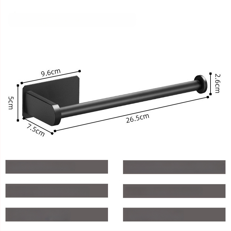 Nerūdijančio plieno 304 laikiklis tualetiniam popieriui, sieninis, lipnus, kvadratinis dizainas, Yong Qi