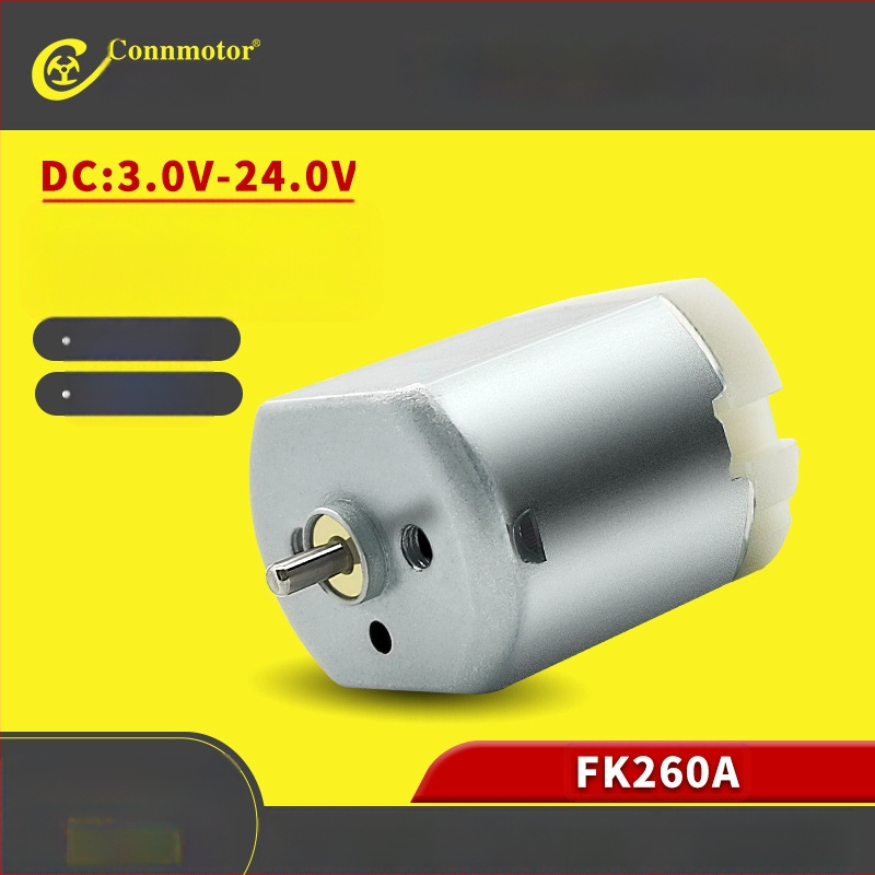 Šepetėlinis variklis – mikromotor DC, iki 36V, ISO9001 sertifikuotas, tinkamas mažiems buities prietaisams ir žaislams