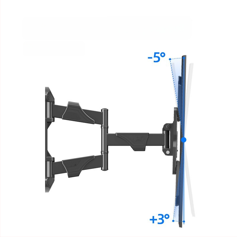 Televizoriaus sieninis laikiklis su teleskopiniu pasukimu NB757-L400 (Maks. apkrova 15 kg, Mechaninis valdymas, Geležinis laikiklis, Tinka sieniniam montavimui)