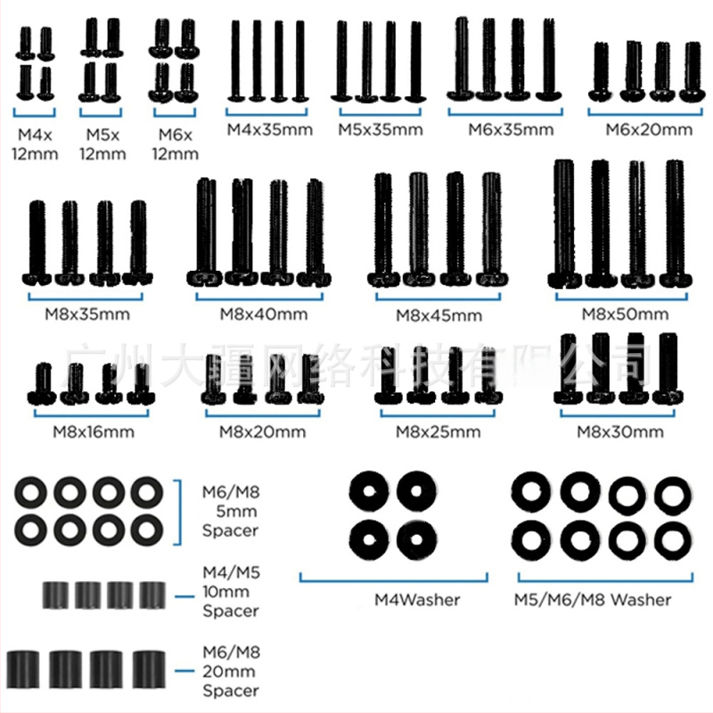 TV tvirtinimo varžtų rinkinys M568, mechaninis valdymas, licencijuotas privatus prekės ženklas