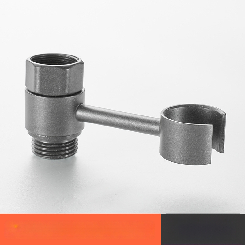 Tualeto dušo laikiklis su pasukamu laikikliu – nerūdijantis plienas, be gręžimo įrengimo, fiksuotas pagrindas, trikampio vožtuvo korpusas