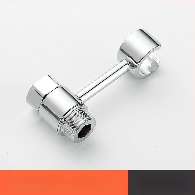 Tualeto dušo laikiklis su pasukamu laikikliu – nerūdijantis plienas, be gręžimo įrengimo, fiksuotas pagrindas, trikampio vožtuvo korpusas