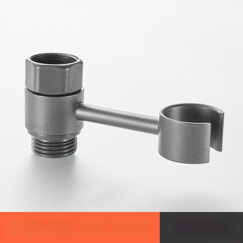 Tualeto dušo laikiklis su pasukamu laikikliu – nerūdijantis plienas, be gręžimo įrengimo, fiksuotas pagrindas, trikampio vožtuvo korpusas