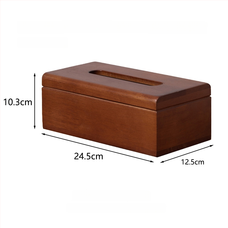 Medinė servetėlių dėžutė, modelis ZJH03, logotipo spausdinimas galimas, pritaikymas, daugiafunkcinė, Naujasis Kinijos stilius