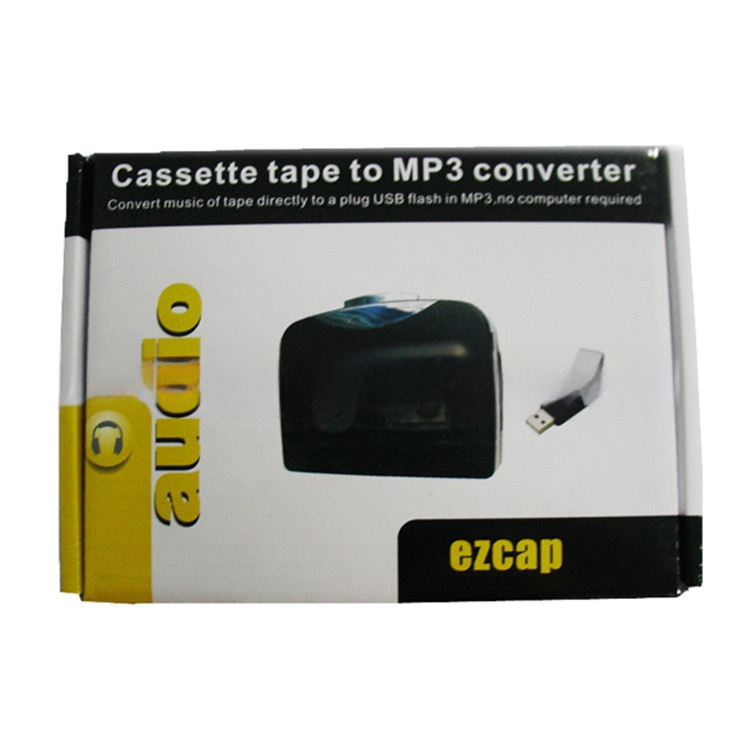 USB kasečių į MP3 keitiklis, dviejų kanalų stereo, modelis 230, SNR 98 dB, 5V, 5W, su įrašymo funkcija