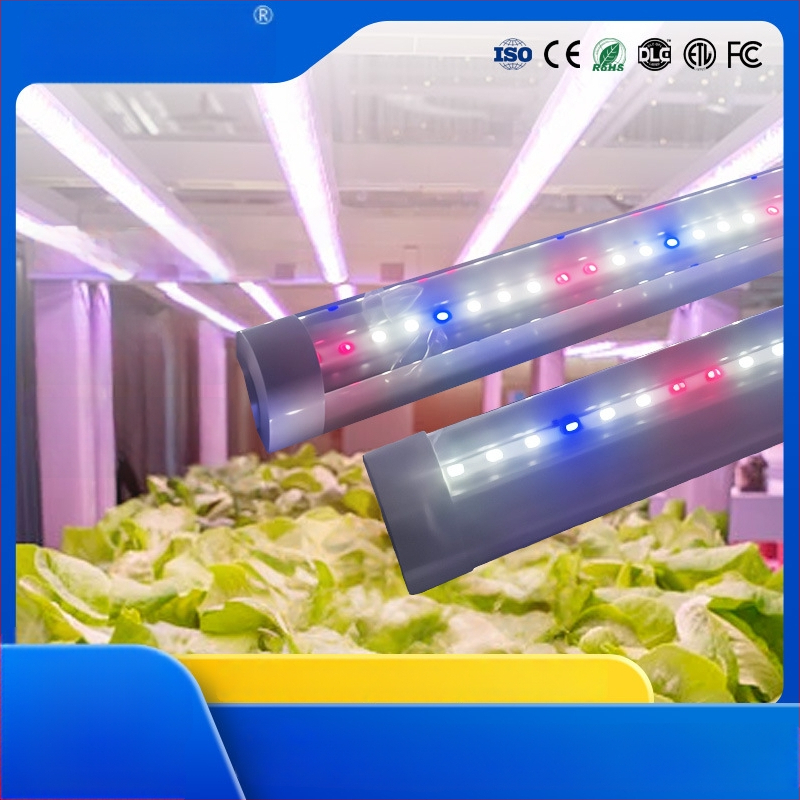 T8 viso spektro augalų augimo LED lemputė, modelis Zyc-1200-20W, LM281B/3030 LED, 120 LED, 4023 lm, IP65