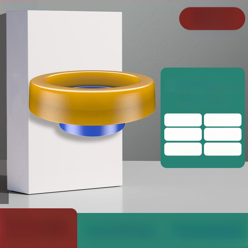 Tualeto flanšo sandarinimo žiedas – storas gumos žiedas, kvapo atsparus, integruotas silikono flanšas, stipri lipni juosta, rankų darbas