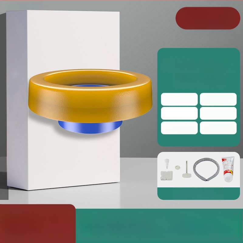 Tualeto flanšo sandarinimo žiedas – storas gumos žiedas, kvapo atsparus, integruotas silikono flanšas, stipri lipni juosta, rankų darbas