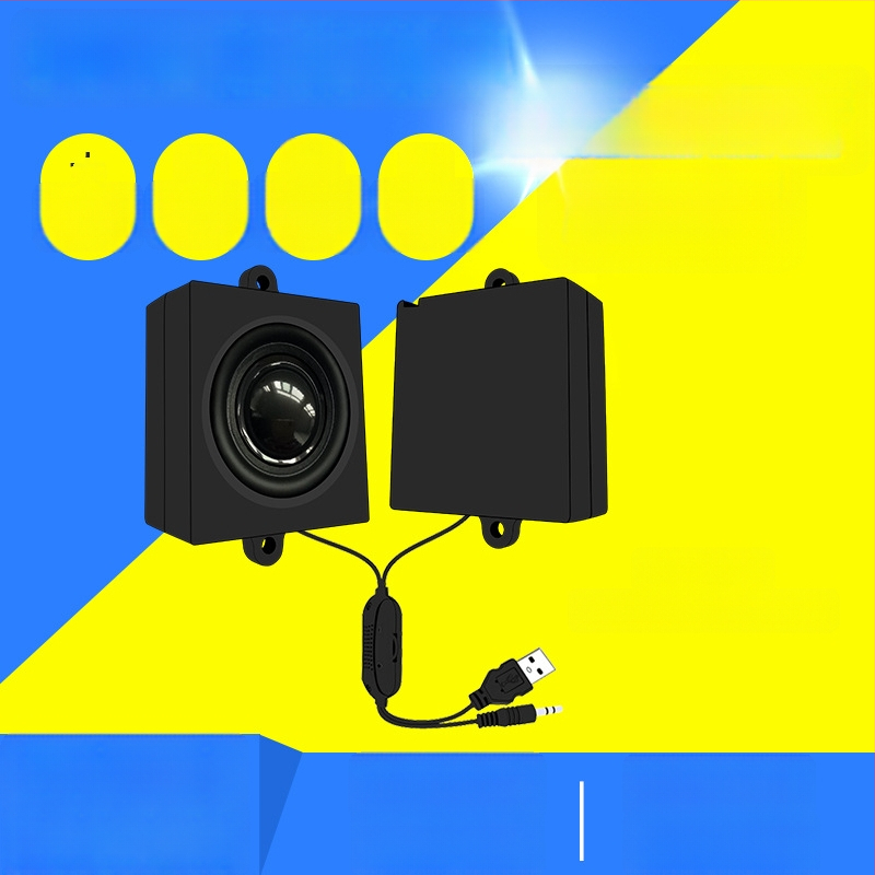 USB maitinamas kompiuterių garsiakalbis, 4 Ω, 3 W, dažnių atsakas 10–25000 Hz