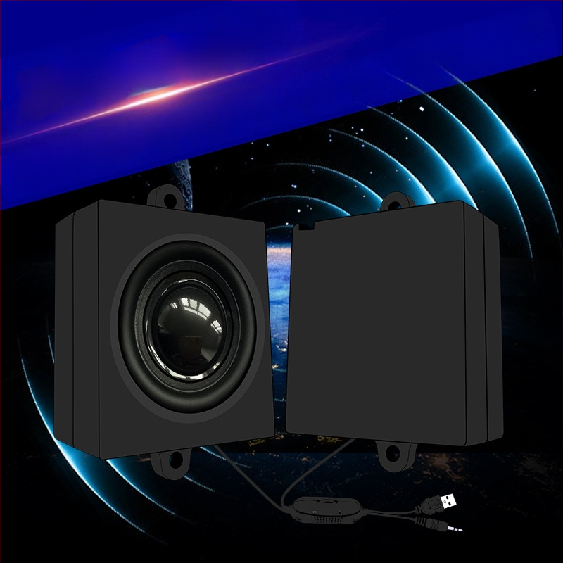 USB maitinamas kompiuterių garsiakalbis, 4 Ω, 3 W, dažnių atsakas 10–25000 Hz