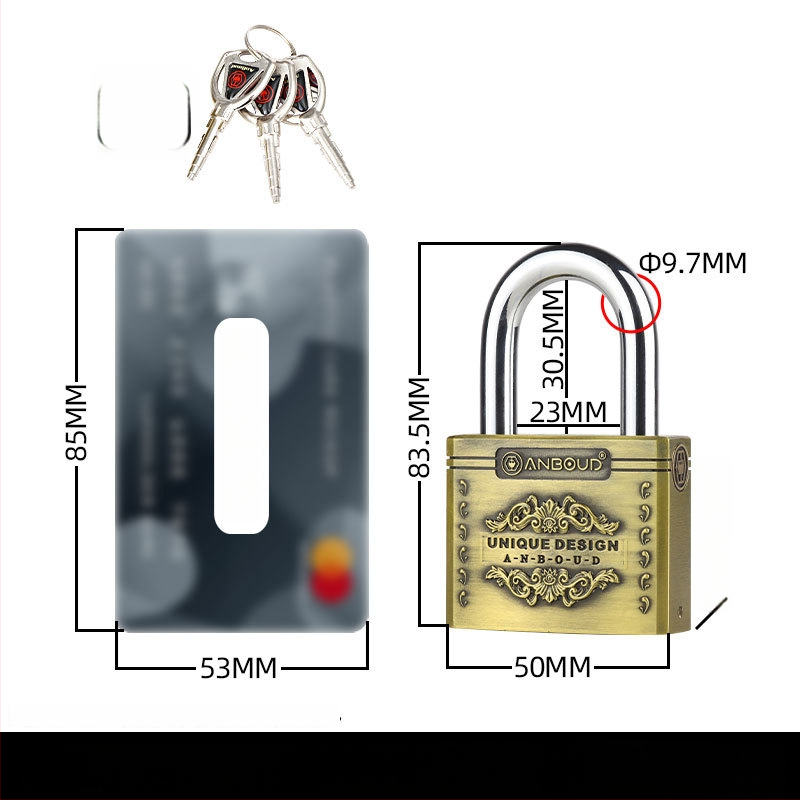 Namų spyna Tipas C – Anbond, lydinio plienas, šiuolaikiškas paprastumas