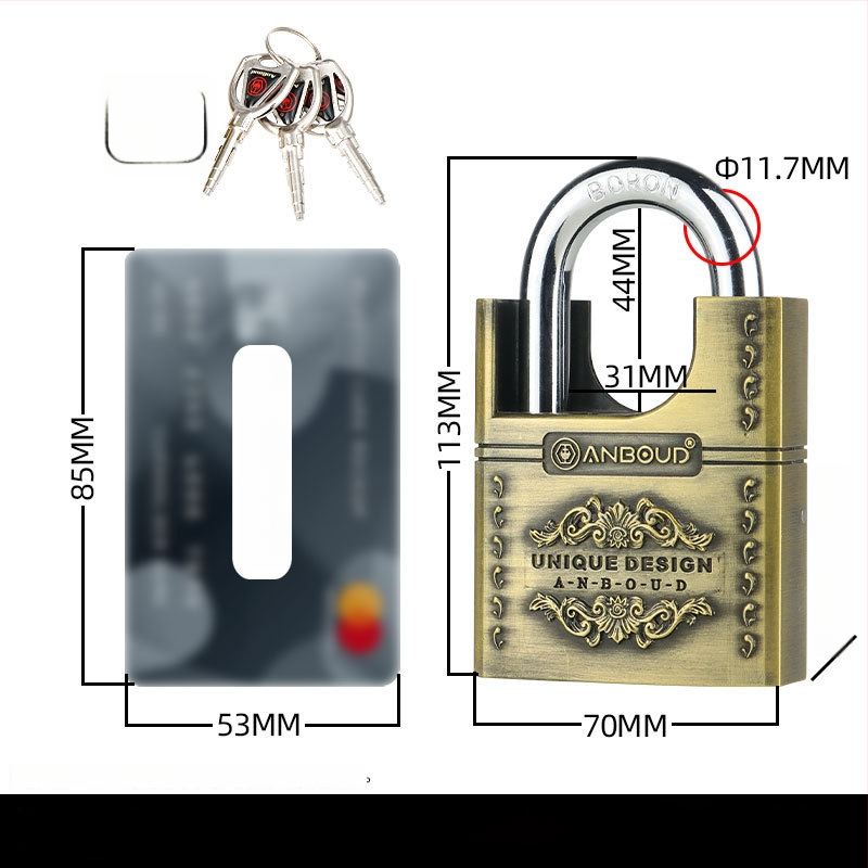 Namų spyna Tipas C – Anbond, lydinio plienas, šiuolaikiškas paprastumas