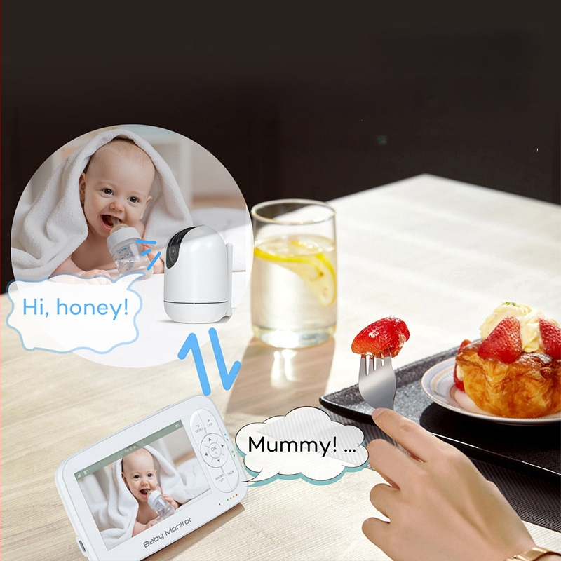 Beebimonitor koos ekraaniga ja nutika kaameraga (Päritolu: Shenzhen; Bränd: Hua yiwei; Pakendite kogus: 50 tk; Autentne erabränd: Jah; Import: Ei)