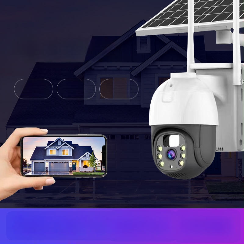 360° lauko infraraudonųjų spindulių naktinio matymo 4K stebėjimo kamera su 4 mm objektyvu, IR nuotolis 25 m, 12 V maitinimas