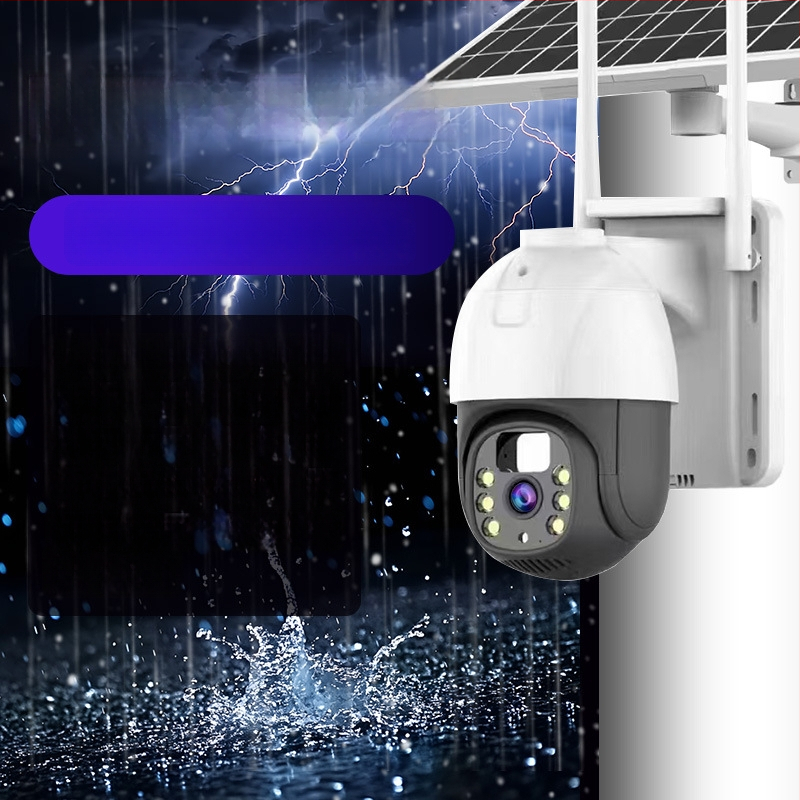 360° lauko infraraudonųjų spindulių naktinio matymo 4K stebėjimo kamera su 4 mm objektyvu, IR nuotolis 25 m, 12 V maitinimas